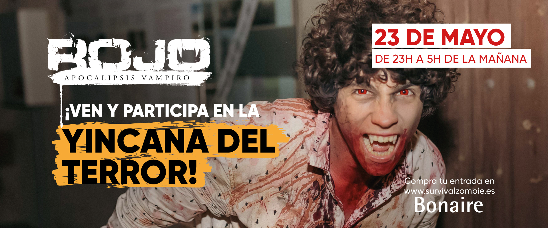ROJO APOCALIPSIS VAMPIRO: YINCANA DEL TERROR