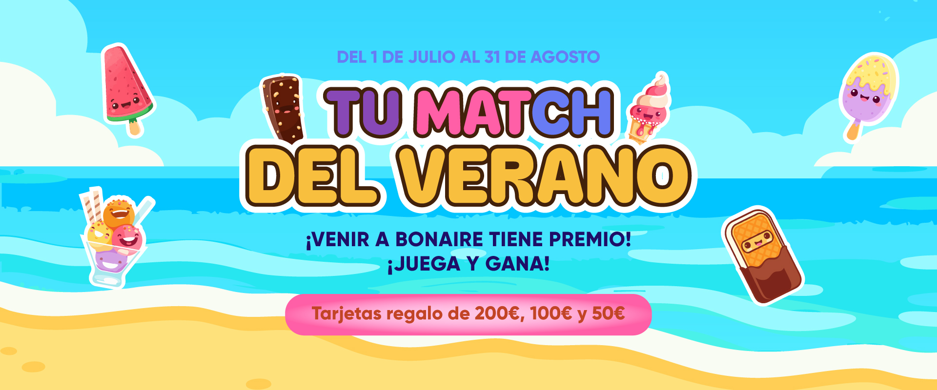 TU MATCH DEL VERANO – ¡JUEGA Y GANA!  